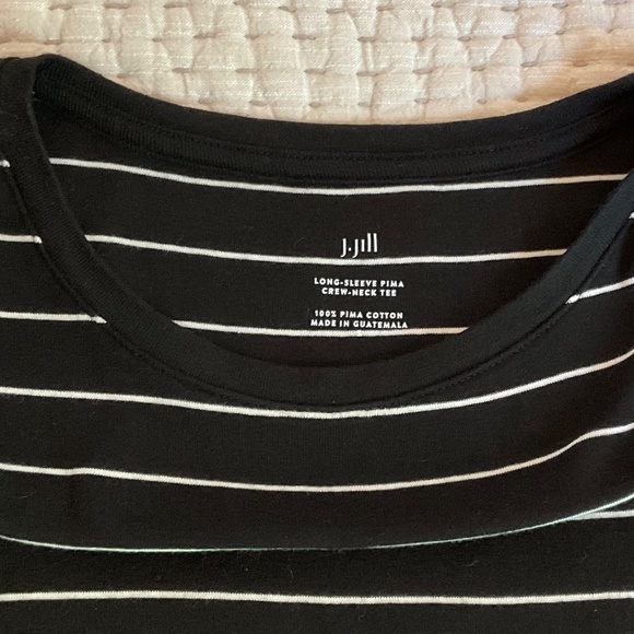 J.Jill Long Sleeve Pima Cotton Tee - Picture 5 of 5